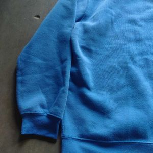 Blue Crew Neck Sweatshirt