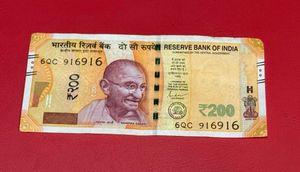 200 rs note serial number 916916 rare