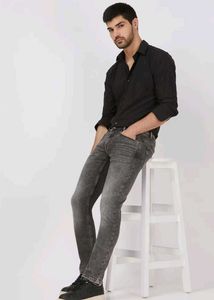Gray Denim Jeans