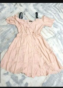 🍑 Peach Mini Dress