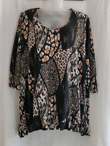 Leopard Print Tunic Top