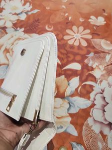 White Patent Crossbody Bag