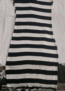 Striped Bodycon Mini Dress