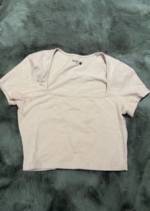 Cute Square Neck Crop Top