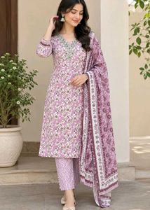 Women's Floral Print Kurta clothes