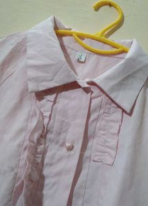 pink long shirt