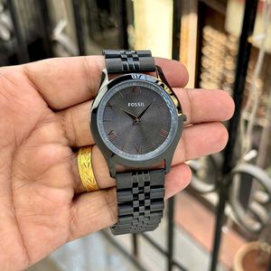 Fossil Men's Black Metal Watch