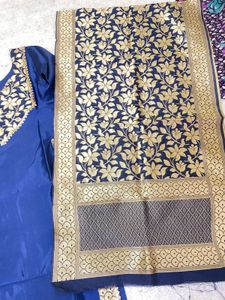 Kurta&amp;trouser With Banarasi Dupatta