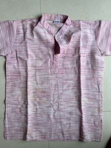 Pink Striped Kurta