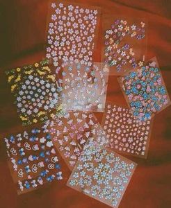 15 Sheets Nail Art Stickers