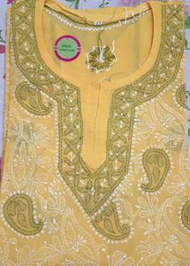 Yellow Short Kurti For Women (New )