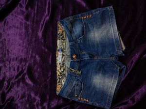 Y2K floral Denim Shorts