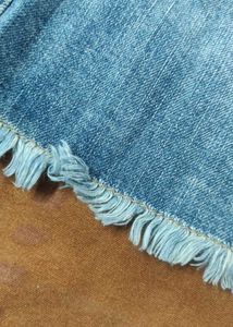 Distressed Denim Shorts