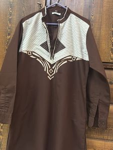 Embroidered Kurta And Salwar
