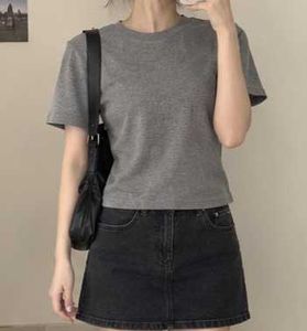 Comfortable Grey Crew Neck T-Shirt