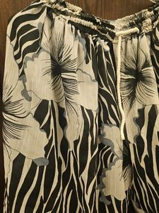 Boho Floral Print Palazzo half Pants