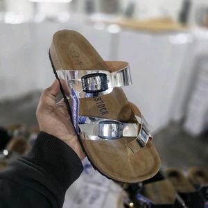 BIRKENSTOCK GLOSSY SANDALS