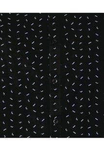 Men's Black Printed Shirt