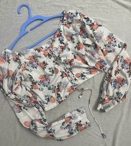 SSS FLORAL CROP TOP