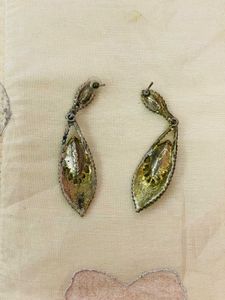 Elegant Black &amp; Crystal Drop Earrings