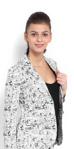Kook N Keech Disney Women Green and grey Blazer
