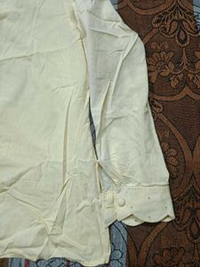 Elegant Cream Button-Up Blouse