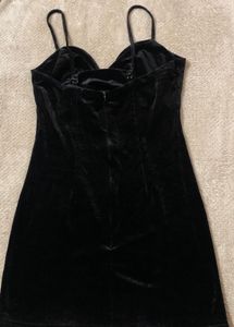 Little Black Velvet Dress