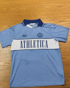 Blue Athletica Combo Fit 🔥 | Trendy Oversized Tee