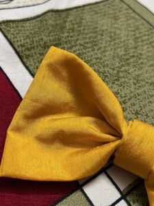 Yellow Bow Hair Clip