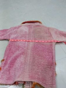 Pink Fuzzy Knit Cardigan