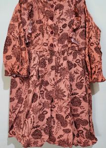 Full Sleeve Short Dress For Girls