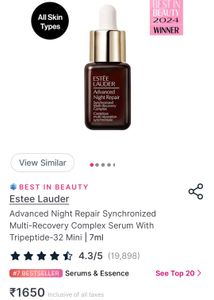 Luxe Brand Original Estee Lauder Face Serum