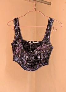 Lavender Corset Top
