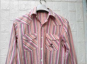 New with tag Striped Button-Up Shirt Pocket