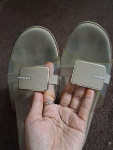 Madam Tanya Clear Strap Slides