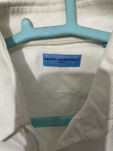 Luxury White Long-Sleeved Shirt