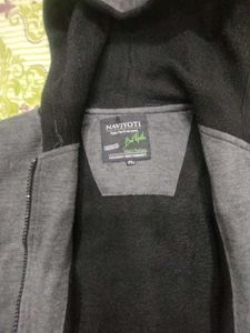 Men's Grey Zip-Up Hoodie