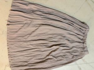 Elegant Pleated Maxi Skirt