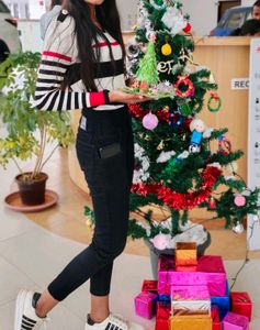 Striped Long Sleeve Top