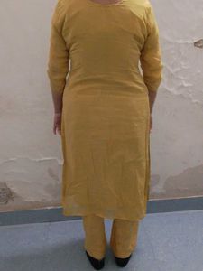 Elegant Yellow Kurta Set