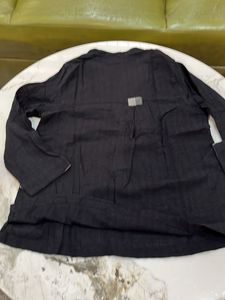 Fabindia Black Cotton Tunic Top