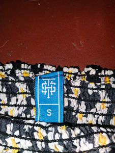 Floral Smocked Square Neck Dress