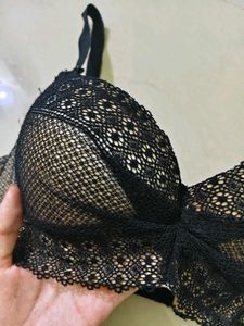 Push up -Elegant Black Lace Bra