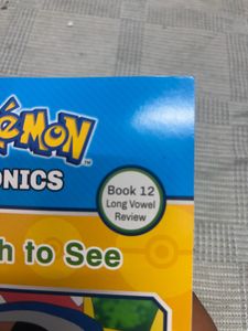 Pokemon Phonics Learning Books