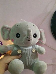 Cute Grey Elephant Plush Toy.y