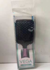 Vega Paddle Hair Brush with Cleaning Comb