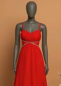 Sale🎉🎊Orange Maxi Dress with Embellishments