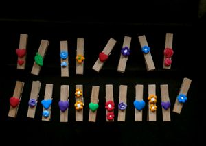 Wooden Clips For Decoration (Any 5 Pieces)