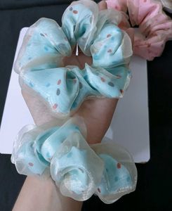 Polka Dot Scrunchies Pack Of 6