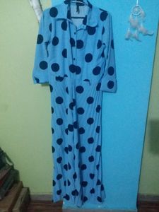 Retro Polka Dot Maxi jumpsuit